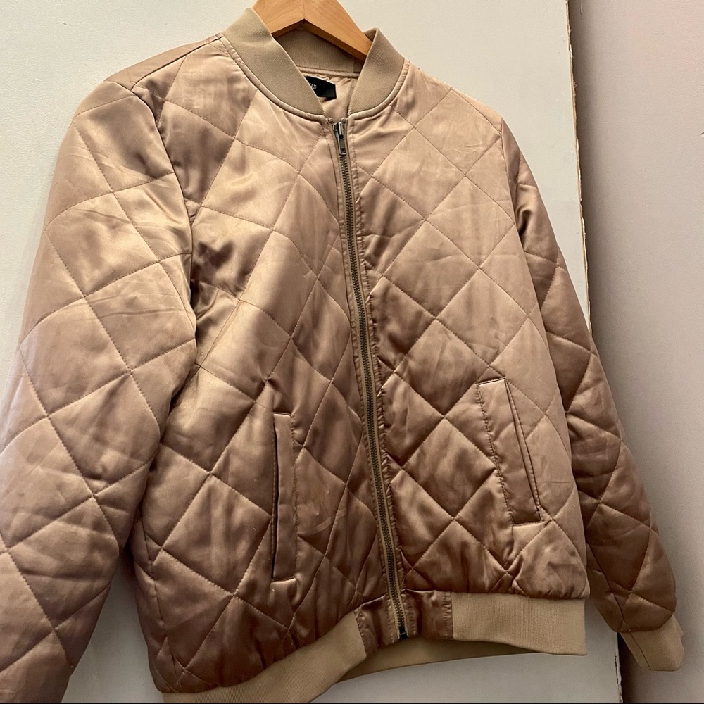 Gold/Champagne varsity jacket